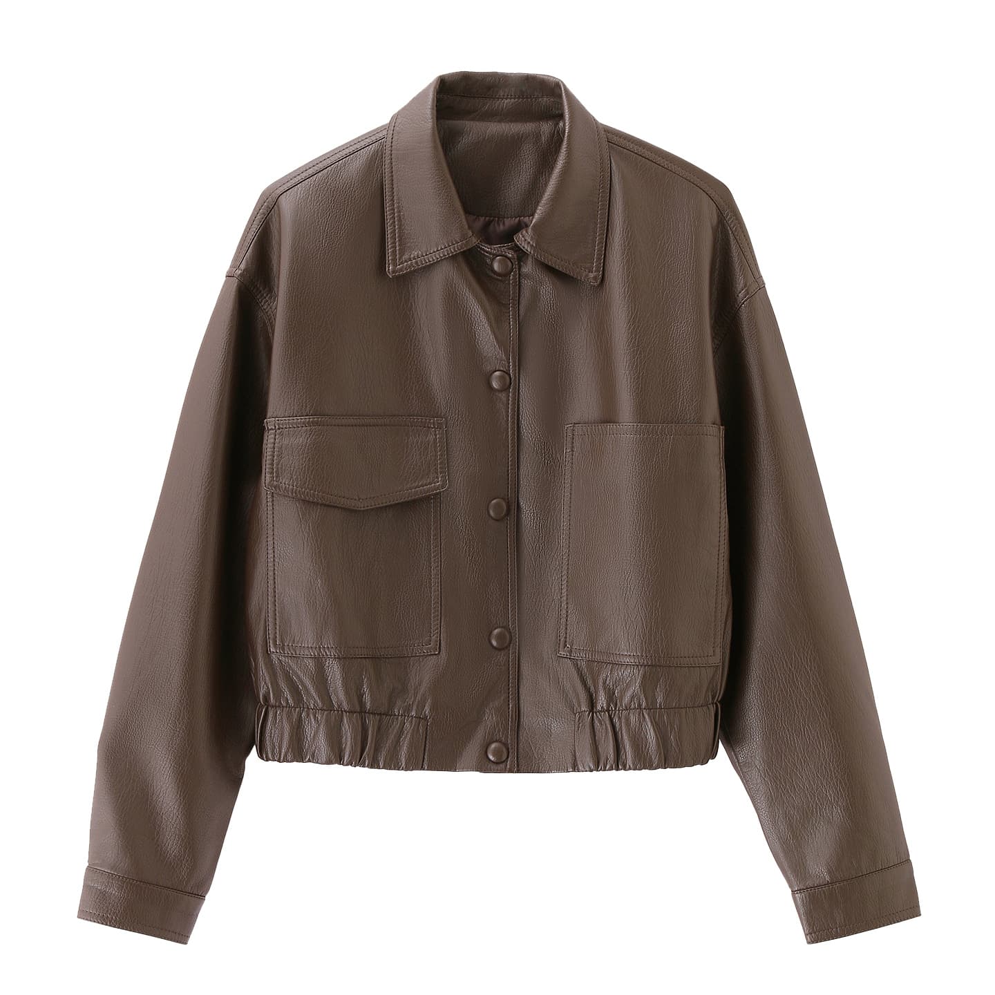 PIERRE CARDIN Кофе Женские Кожаные куртки - изображение 1
