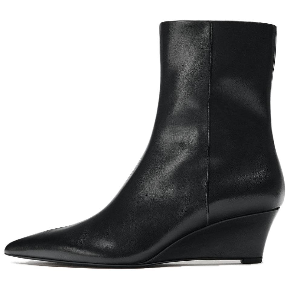 Сапоги zara Ботильоны Черный Женские - изображение 1