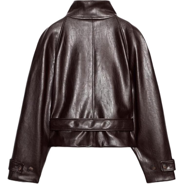 Куртка zara Темно-кофейный Женские Куртки - изображение 2