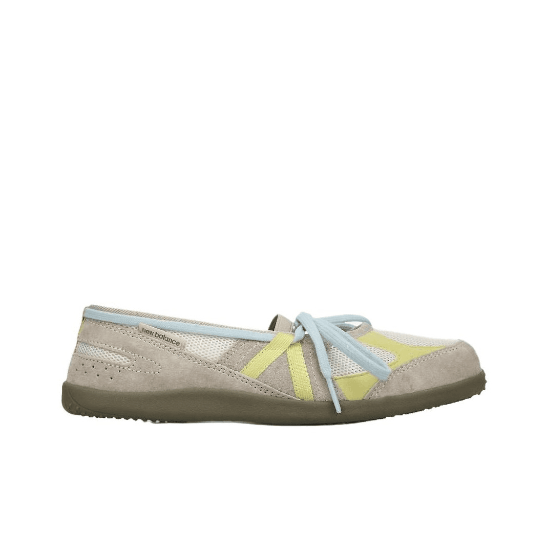new balance Flat Breeze Туфли Мэри Джейн Low Топ Серо-желтый Женские - изображение 2