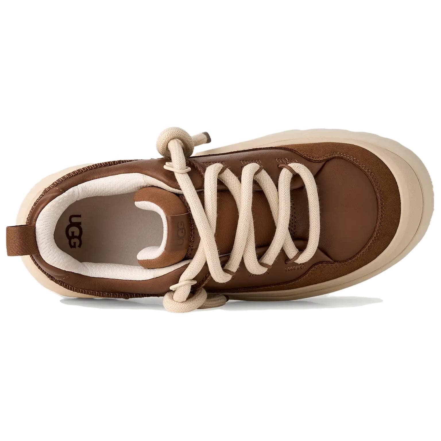 Кроссовки UGG Повседневная обувь Low Топ Бежевый Коричневый Мужской - изображение 5