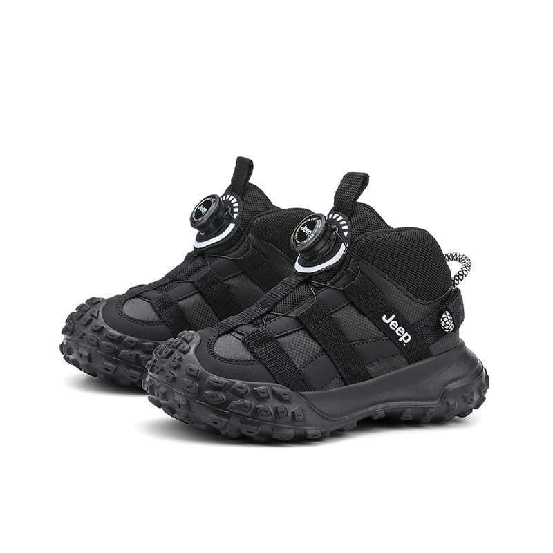 Кроссовки Jeep Running Collection Детская повседневная обувь Low Топ Черный Kids - изображение 6
