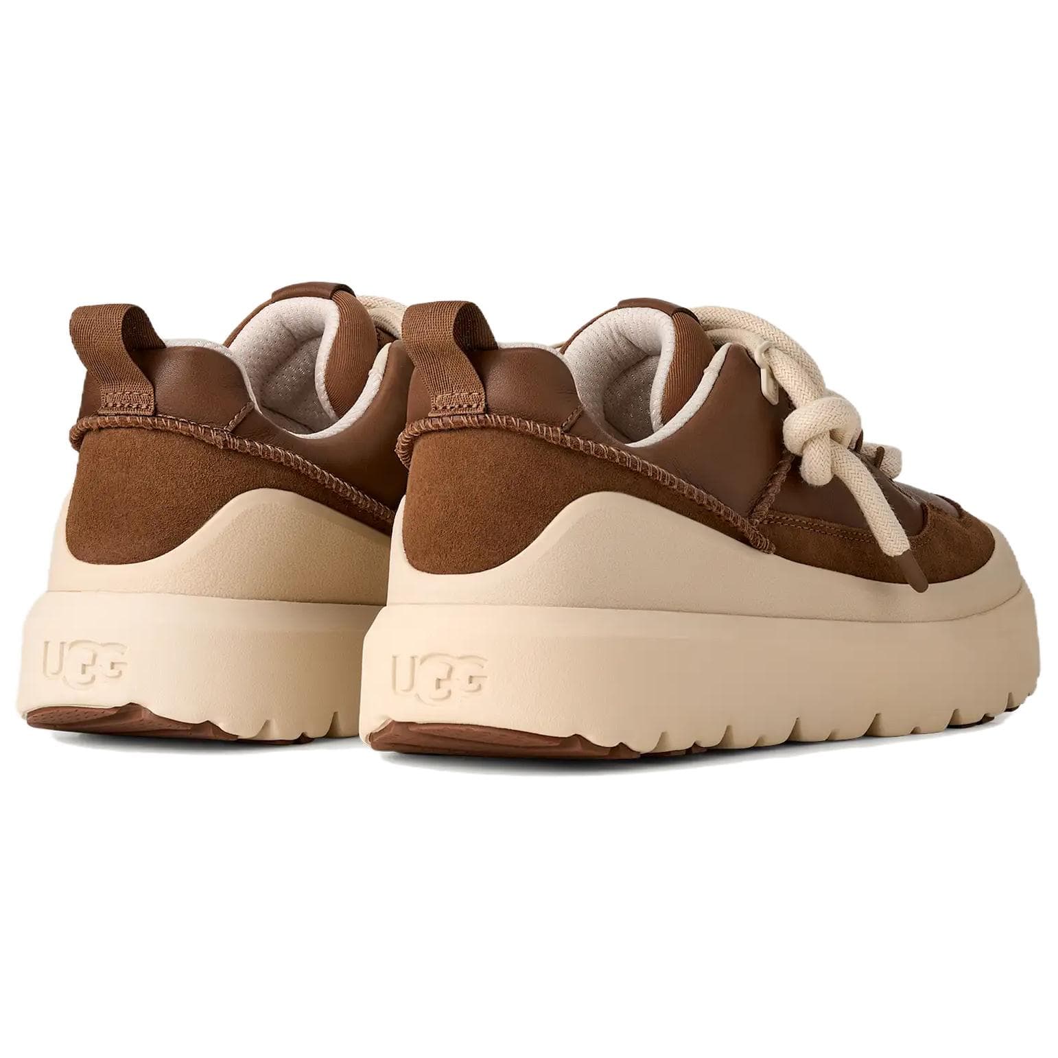 Кроссовки UGG Повседневная обувь Low Топ Бежевый Коричневый Мужской - изображение 4