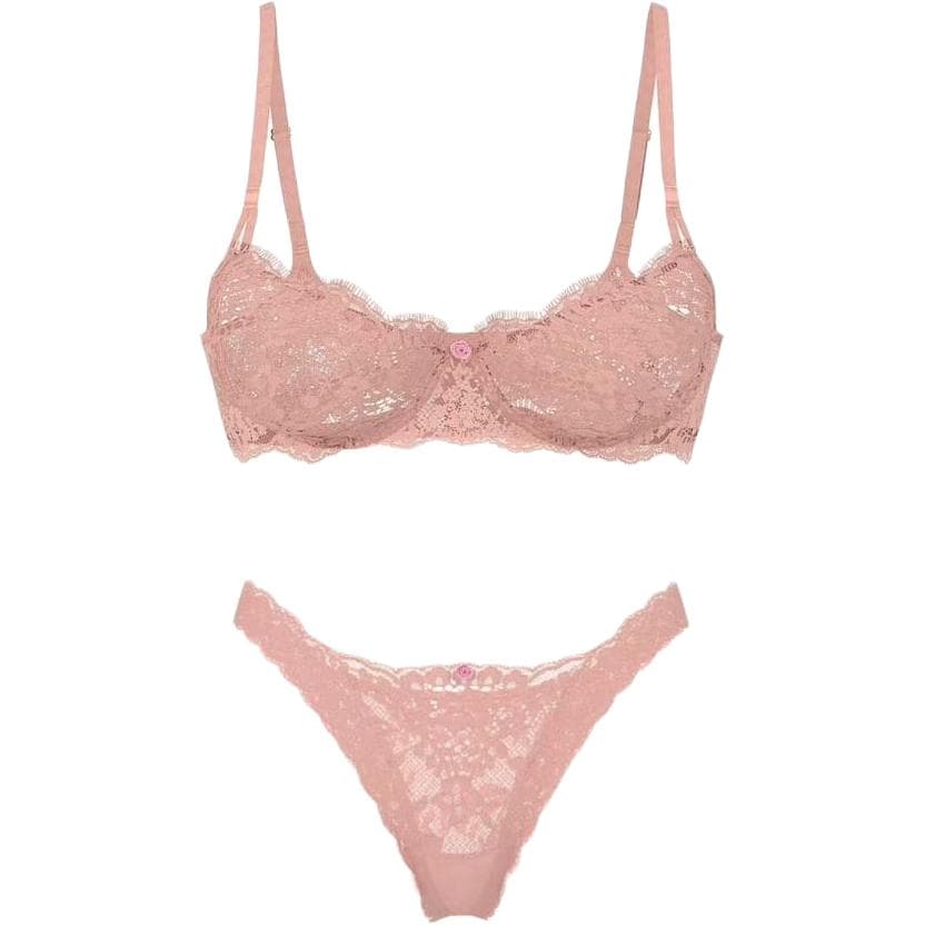 Трусы Victoria's Secret Набор "Magical Цветочный" (Розовый) Женское нижнее белье Наборы - изображение 1