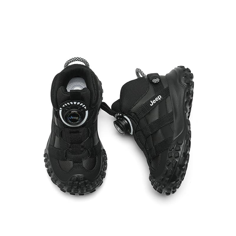 Кроссовки Jeep Running Collection Детская повседневная обувь Low Топ Черный Kids - изображение 7