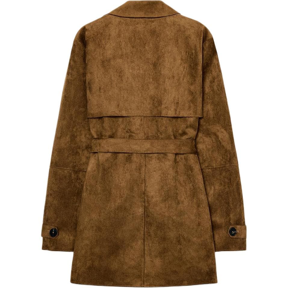zara Коричневый Женские Тренч - изображение 2