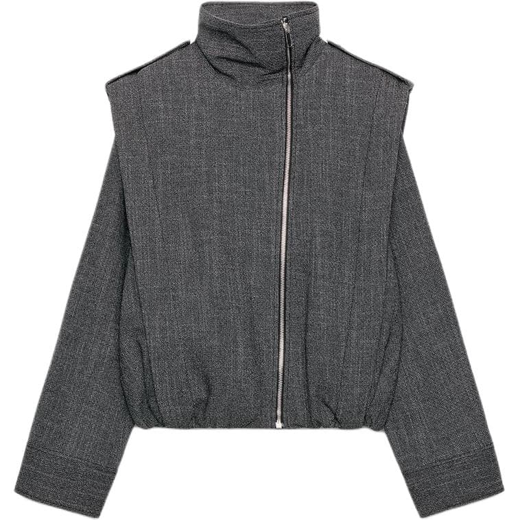 Куртка zara ZW Темно-серый Женские Куртки - изображение 1