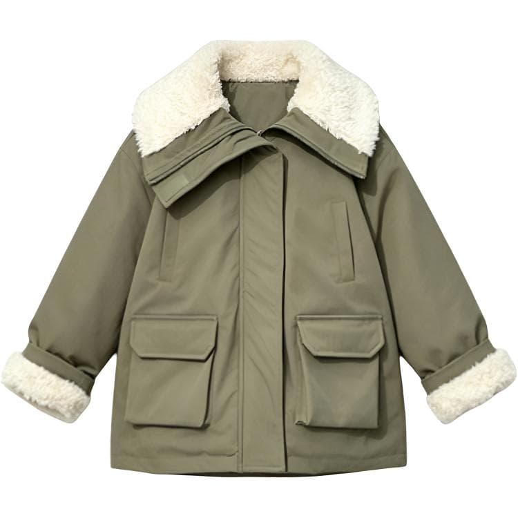 SHIBU 202 Армейский зеленый Kids Утеплённые куртки - изображение 1