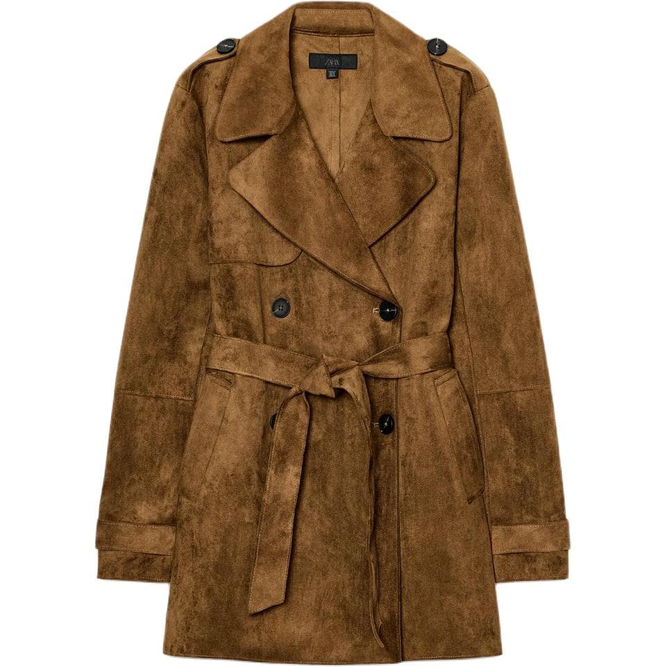zara Коричневый Женские Тренч - изображение 1