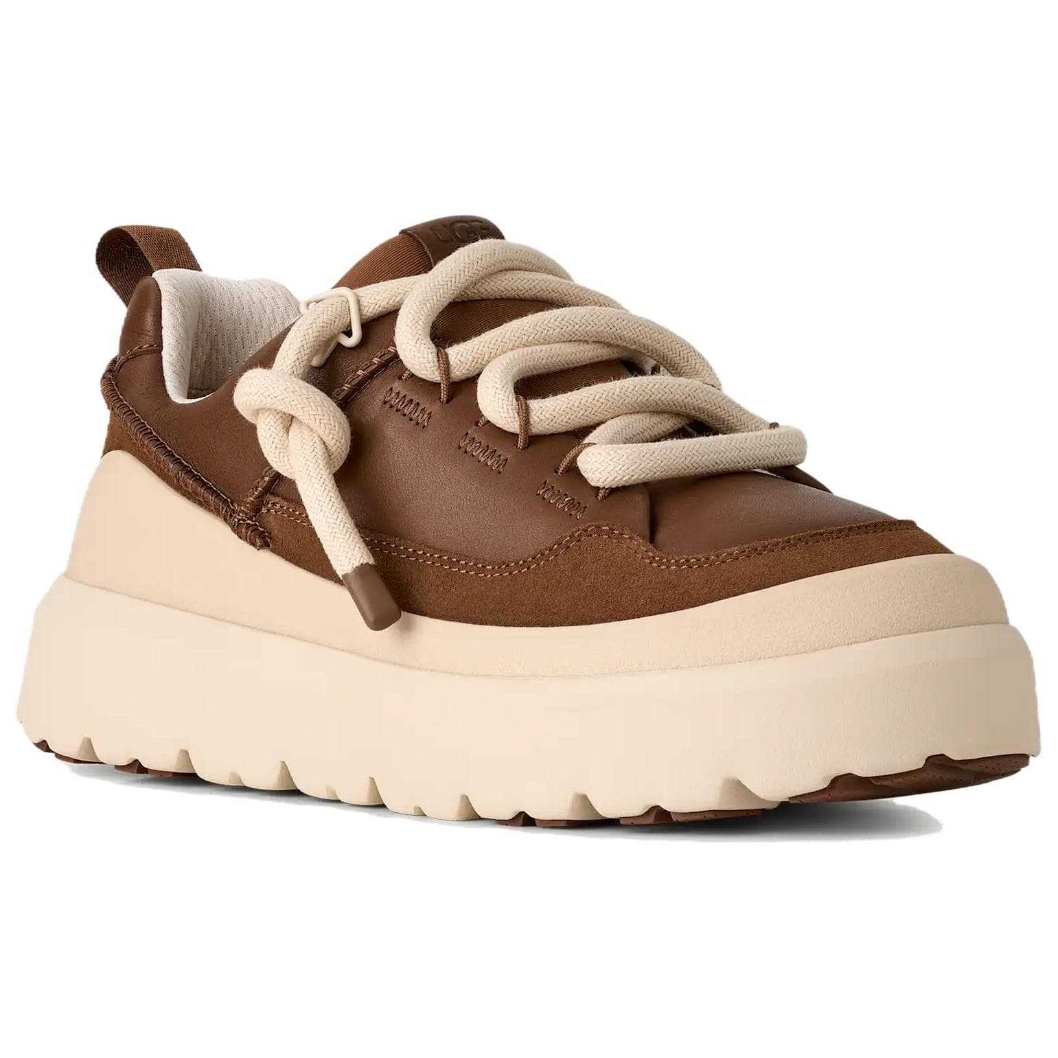 Кроссовки UGG Повседневная обувь Low Топ Бежевый Коричневый Мужской - изображение 3