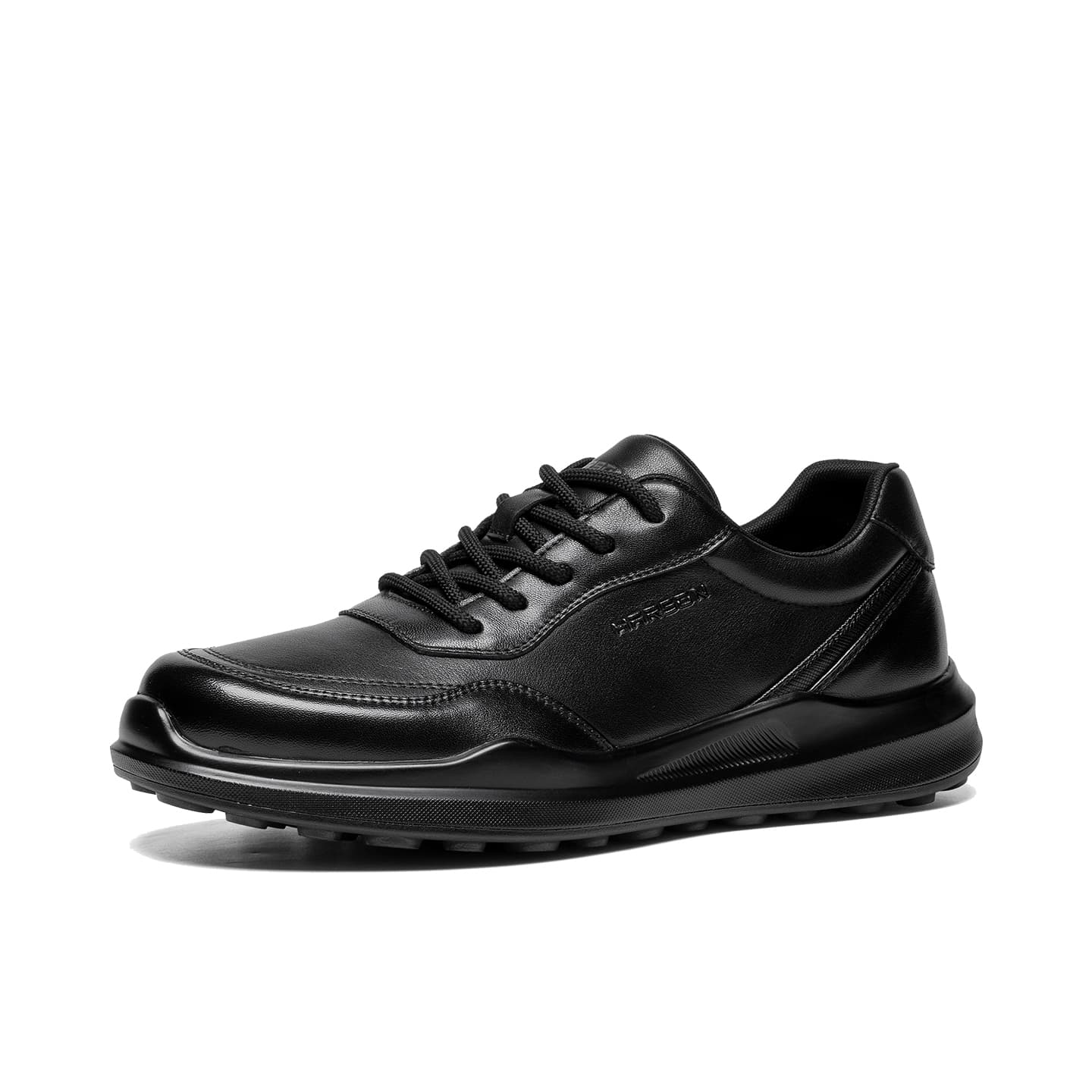 Ботинки HARSON Мужская повседневная обувь Low Топ Черный мужской - изображение 1