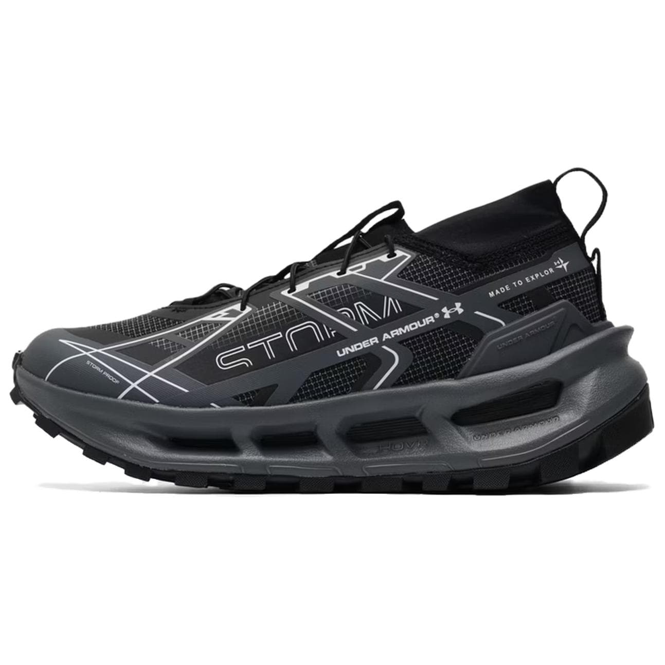 Кроссовки Under Armour EXPLOR Trail Беговые кроссовки Low Топ Черный Унисекс - изображение 1