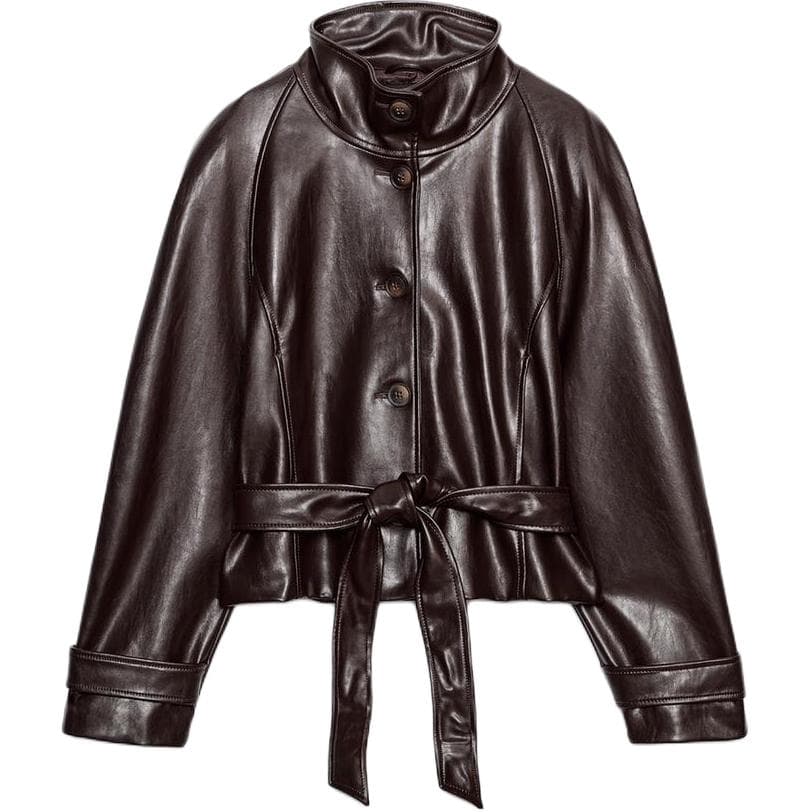 Куртка zara Темно-кофейный Женские Куртки - изображение 1