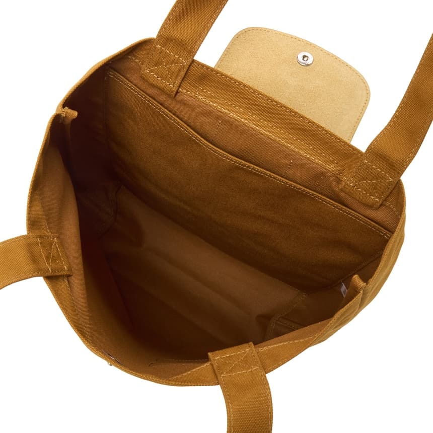 Мини-сумка LONGCHAMP X Caroline Hélain Коллаборация Ткань с коровьей кожей Сумки через плечо Женские Карамель - изображение 6