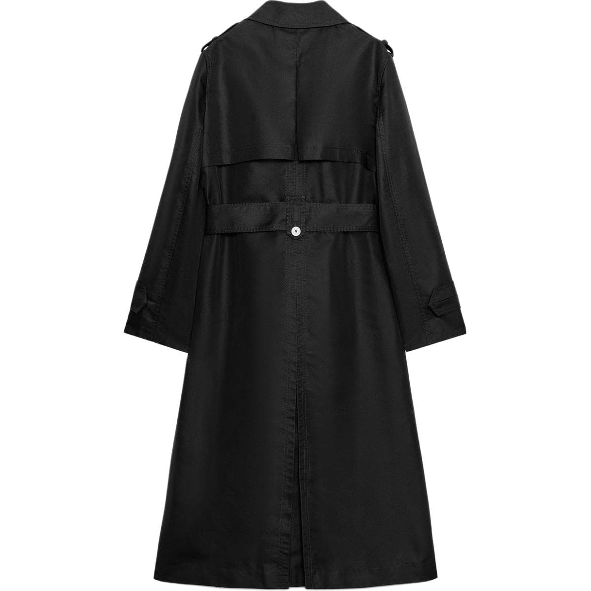 zara ZW Черный Женские Тренч - изображение 2