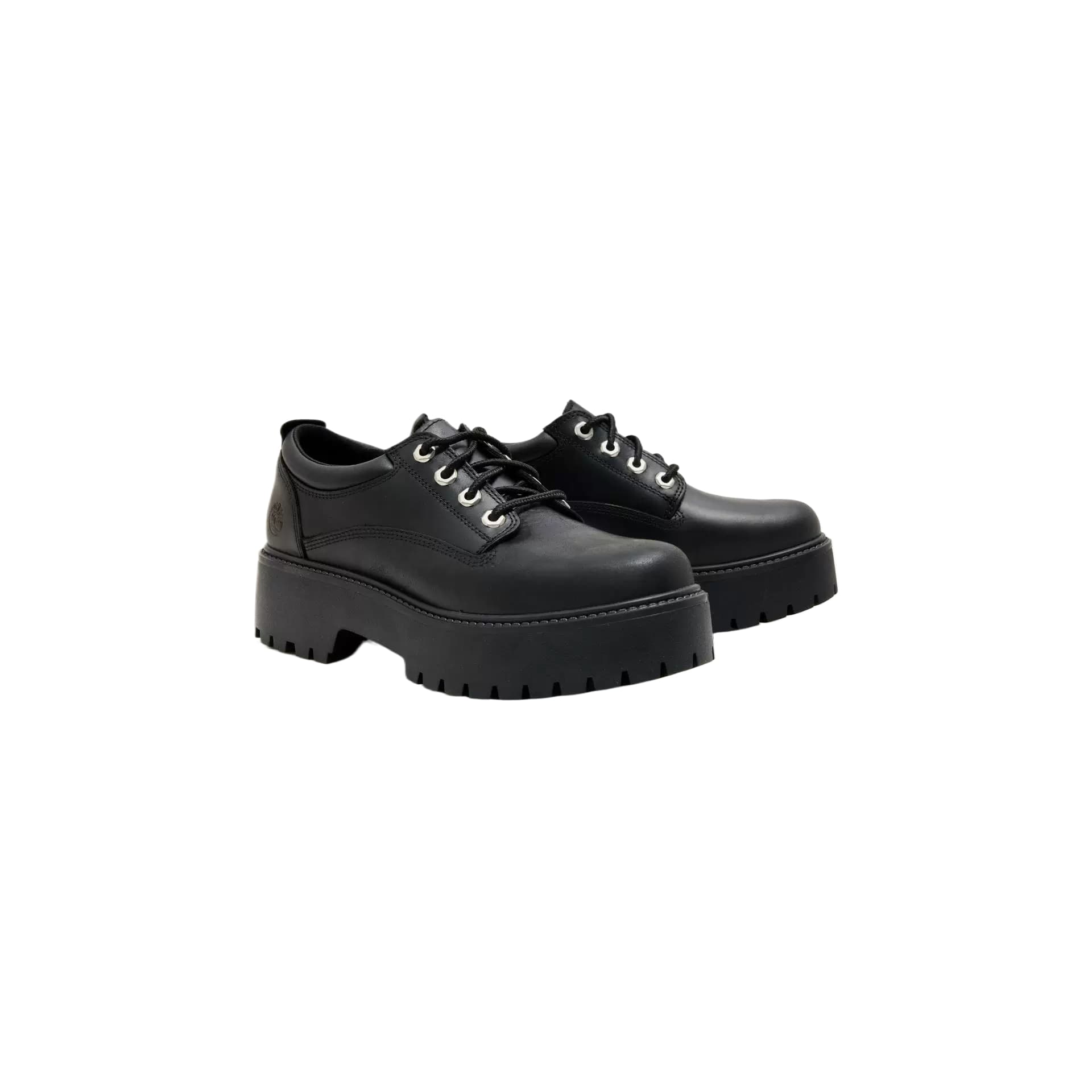 TIMBERLAND Городской отдых на открытом воздухе Повседневные кожаные туфли MID Топ Черный Женские - изображение 2