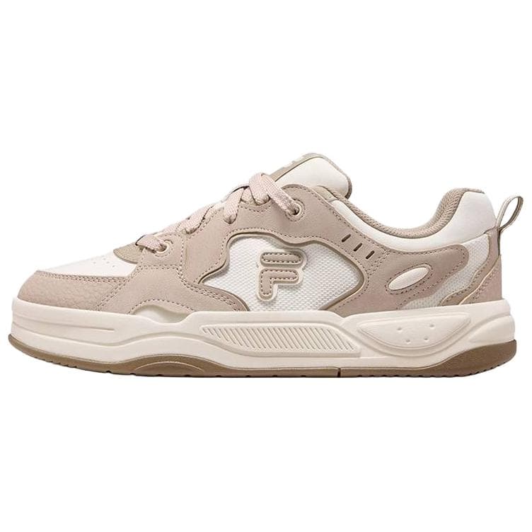 Кроссовки FILA FUSION BANK 2 DX Cool Skate Shoes 2 Скейтбордические кеды Low Топ Винтажный белый Кочевник Коричневый Мужской - изображение 1
