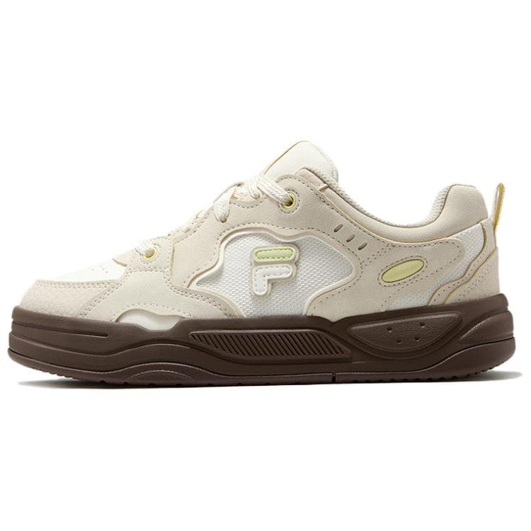 Кроссовки FILA FUSION BANK 2 DX Cool Skate Shoes 2 Скейтбордические кеды Low Топ Молочный белый Миндально-молочный белый Женские - изображение 1