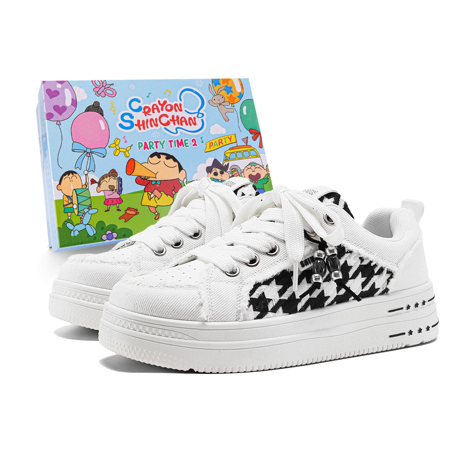 Кроссовки Crayon Shinchan Лоу-топы Скейтборд Обувь Унисекс - изображение 1