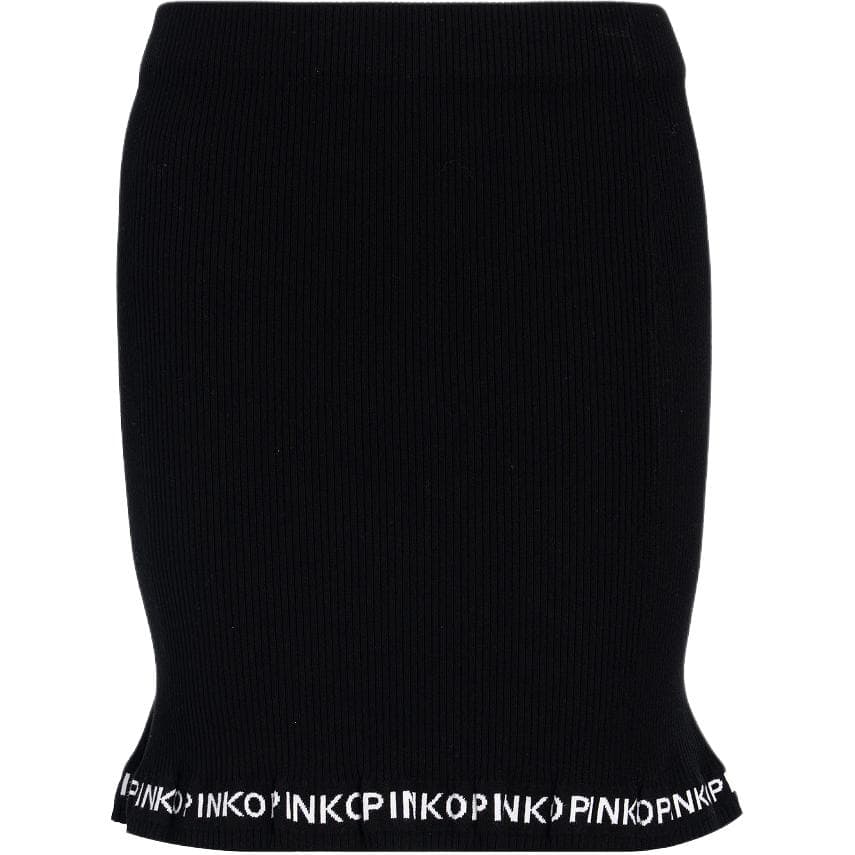 Юбка PINKO Черный Женские Повседневные мини юбки - изображение 2