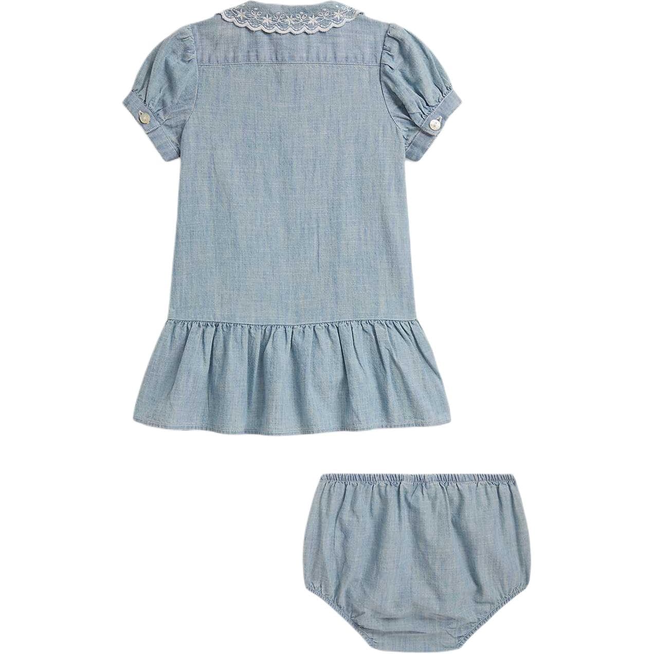 Polo Ralph Lauren Вымытый деним Малыш Платья - изображение 2