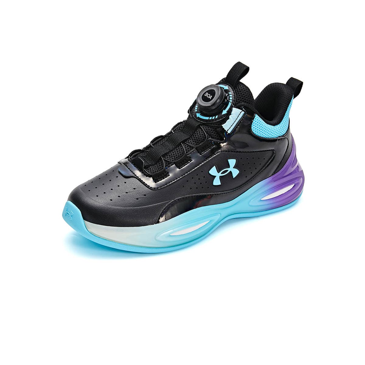Кроссовки для баскетбола Under Armour Comprehensive Training Детские баскетбольные кроссовки Low Топ Черный Kids - изображение 3