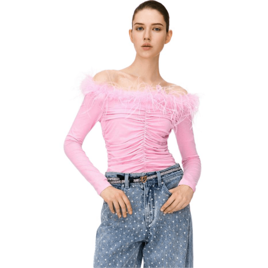 Футболка PINKO Розовый Женские Футболки - изображение 1