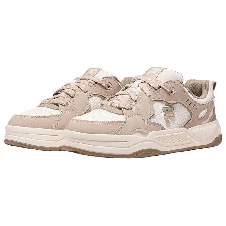 Кроссовки FILA FUSION BANK 2 DX Cool Skate Shoes 2 Скейтбордические кеды Low Топ Винтажный белый Кочевник Коричневый Мужской - изображение 3