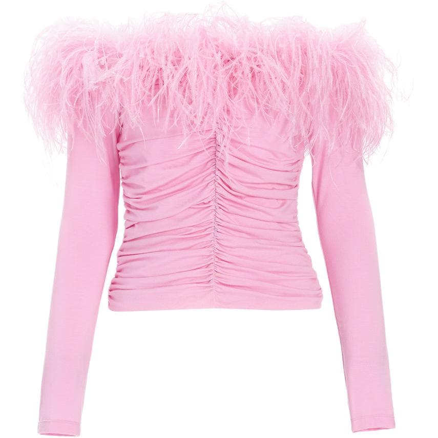 Футболка PINKO Розовый Женские Футболки - изображение 2