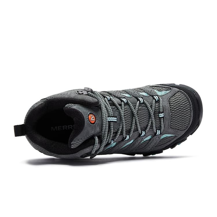 Кроссовки MERRELL MOAB 3 MID Топ Альпинистское приключение Обувь Женские Серо-голубой - изображение 3