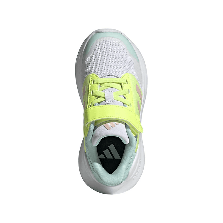 Кроссовки Adidas TENSAUR RUN 2,0 Kids Lifestyle Shoes Белый желтый Детский - изображение 3