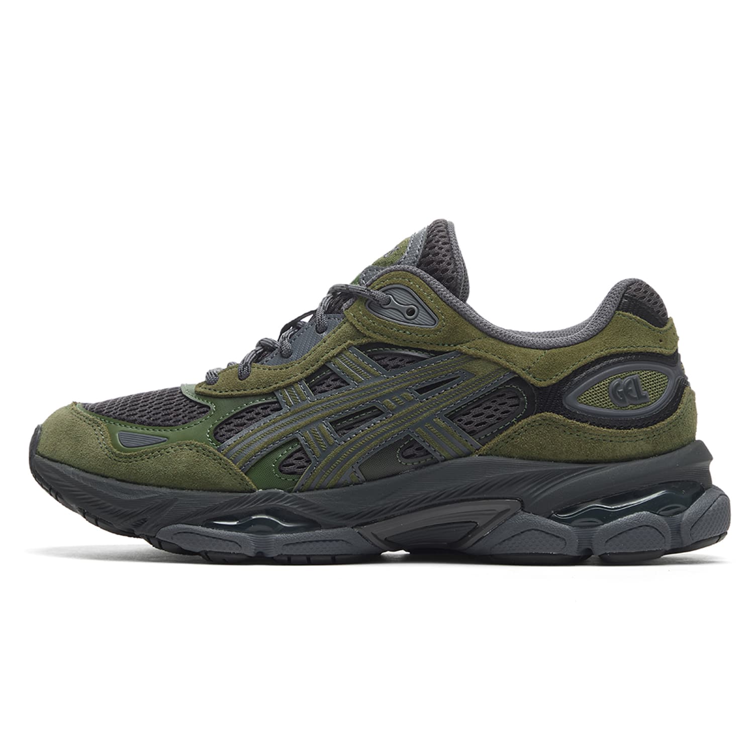 Кроссовки для бега ASICS Гель NYC 2,0 Беговые кроссовки Low Топ Темно-серый Зеленый Унисекс - изображение 1