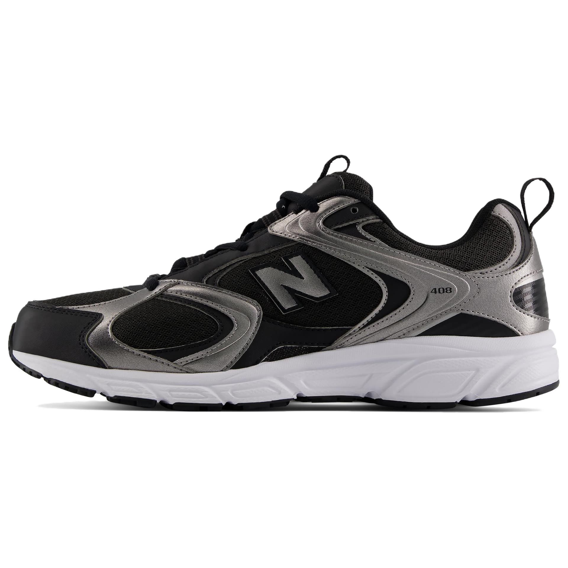 Кроссовки для бега new balance 408 Беговые кроссовки Low Топ Черный мужской - изображение 1