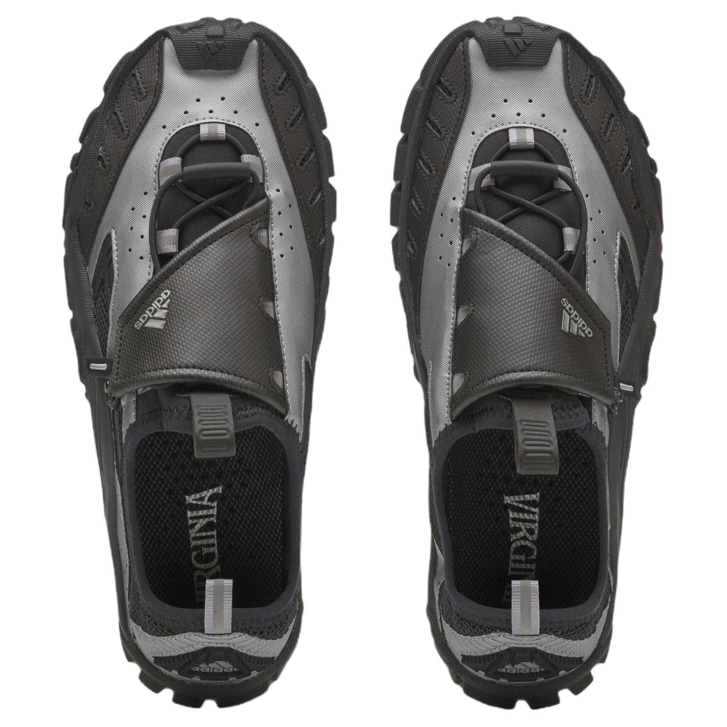 Кроссовки Adidas Watermoc Повседневная обувь Low Топ Черный серый Унисекс - изображение 3