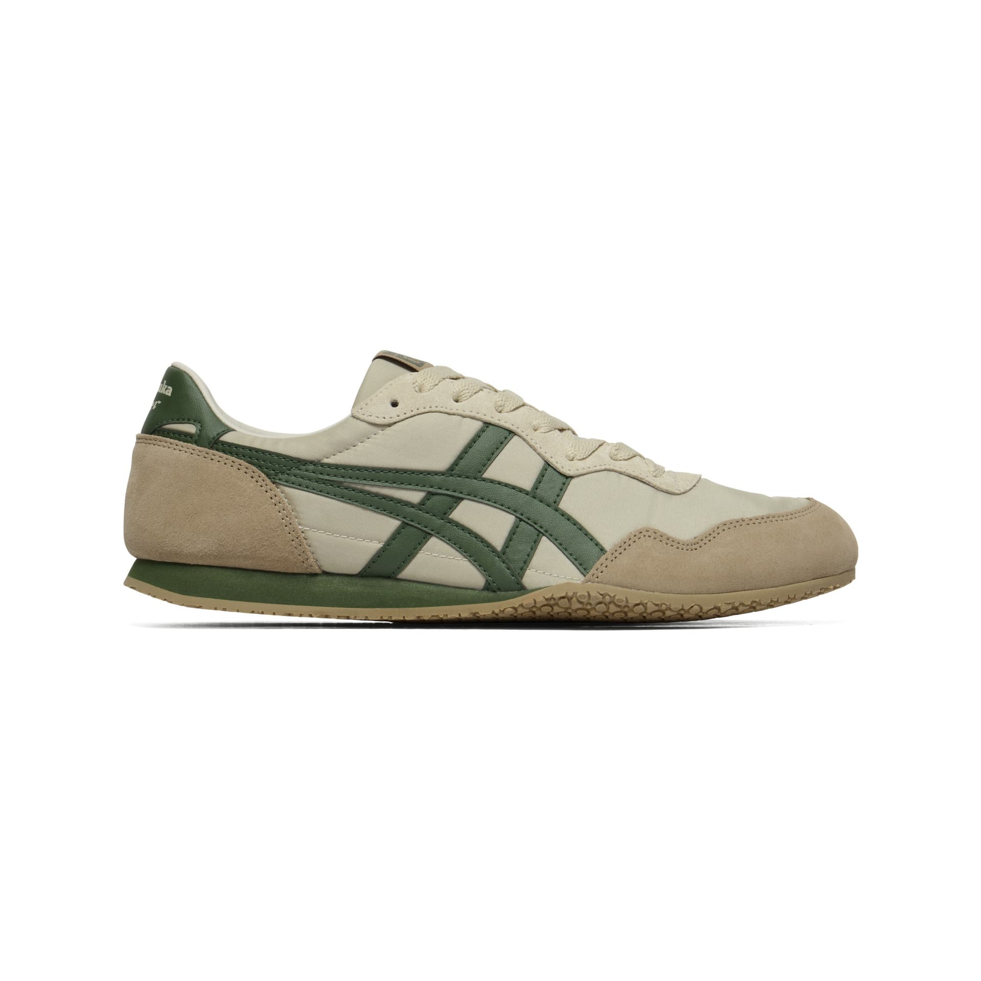 Кроссовки Onitsuka Tiger SERRANO Повседневная обувь Унисекс Бежевый зеленый - изображение 2