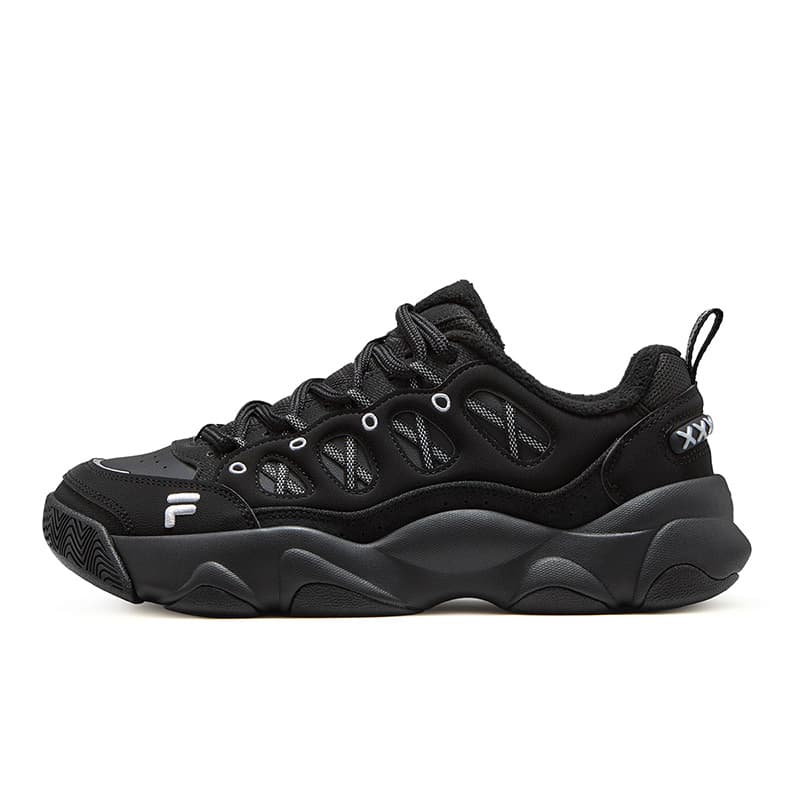 Кроссовки для бега FILA FUSION WATERBEAR Беговые кроссовки Низкий Топ Черный Космический Серебряный Мужской - изображение 1