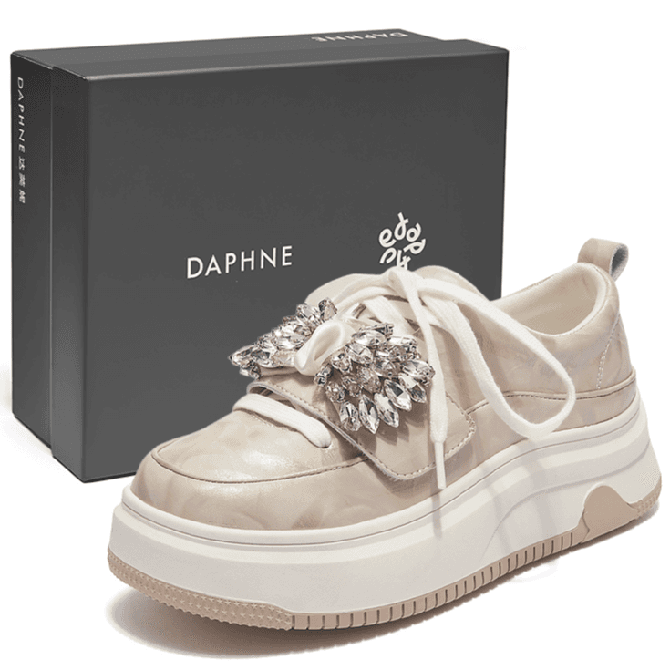 Кроссовки DAPHNE Кеды для скейтбординга Low Топ Женские - изображение 2