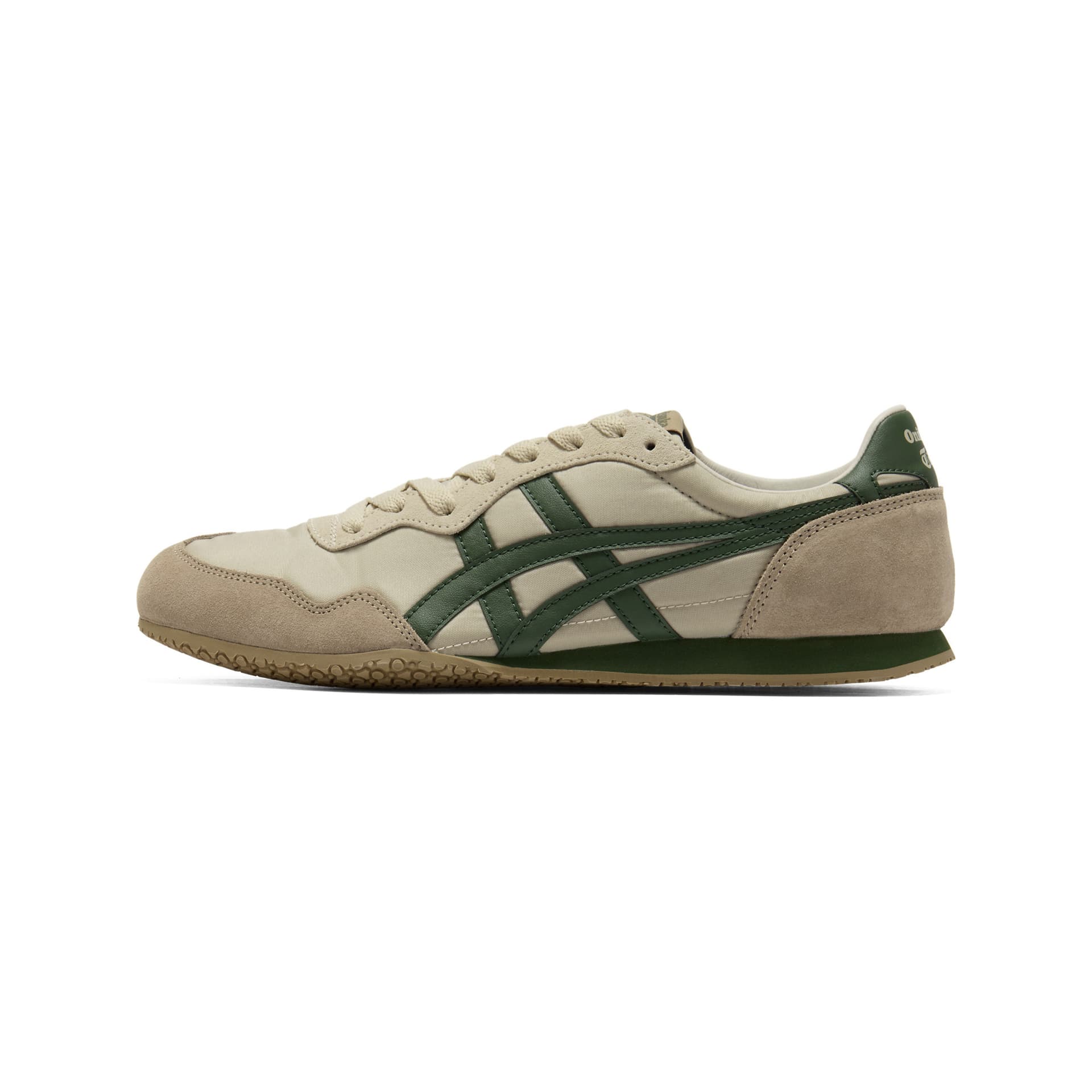 Кроссовки Onitsuka Tiger SERRANO Повседневная обувь Унисекс Бежевый зеленый - изображение 1