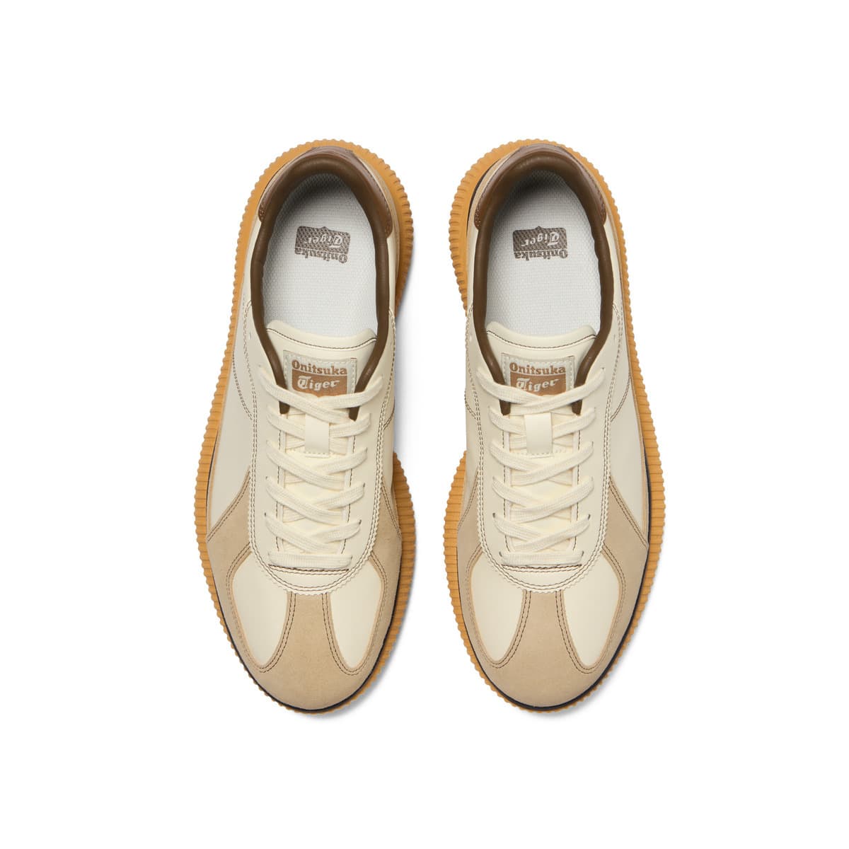 Кроссовки Onitsuka Tiger Delecity Повседневная обувь Low Топ Бежево-желтый Песок Унисекс - изображение 5
