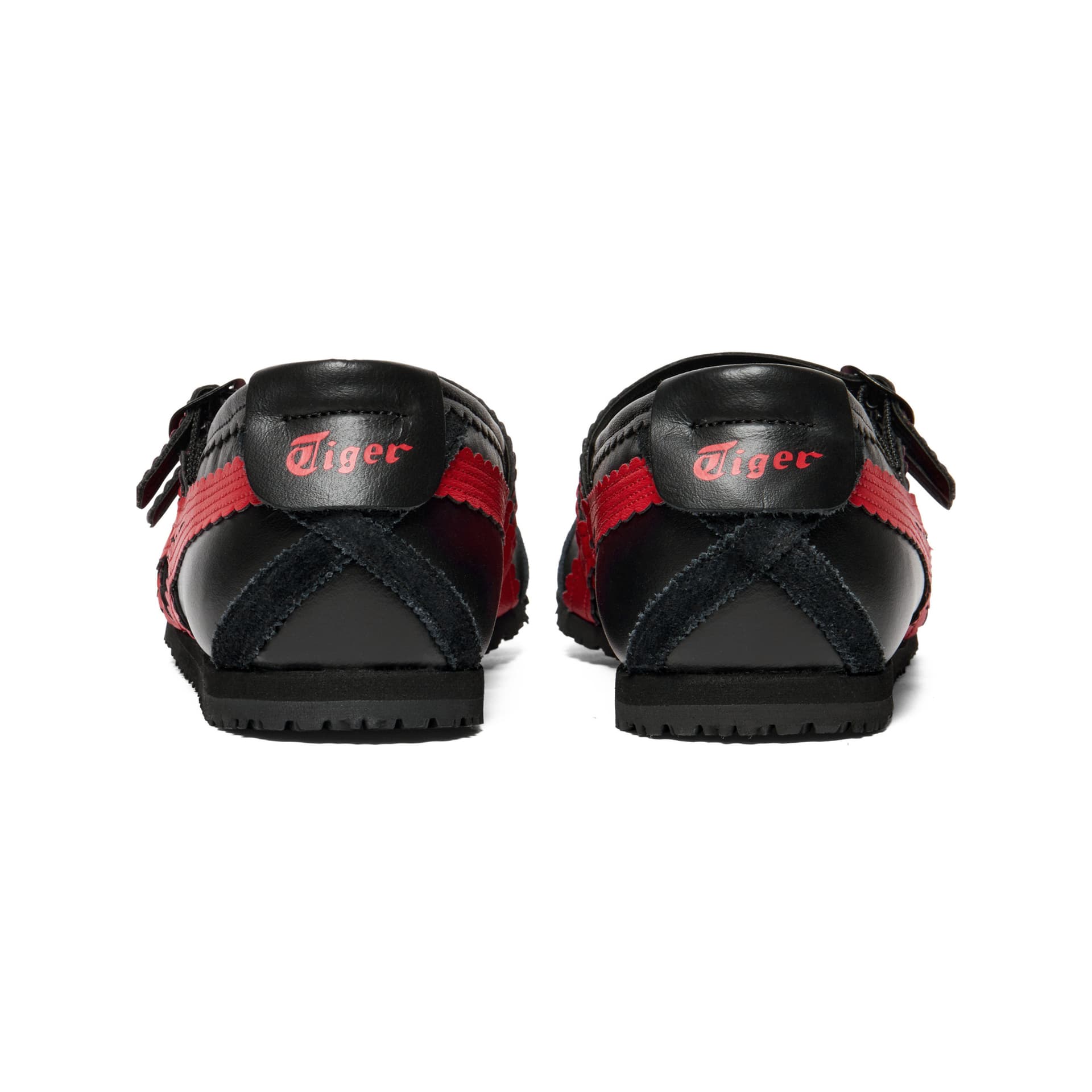 Onitsuka Tiger MEXICO 66 TGRS Туфли Мэри Джейн Low Топ Черный Красный Унисекс - изображение 6