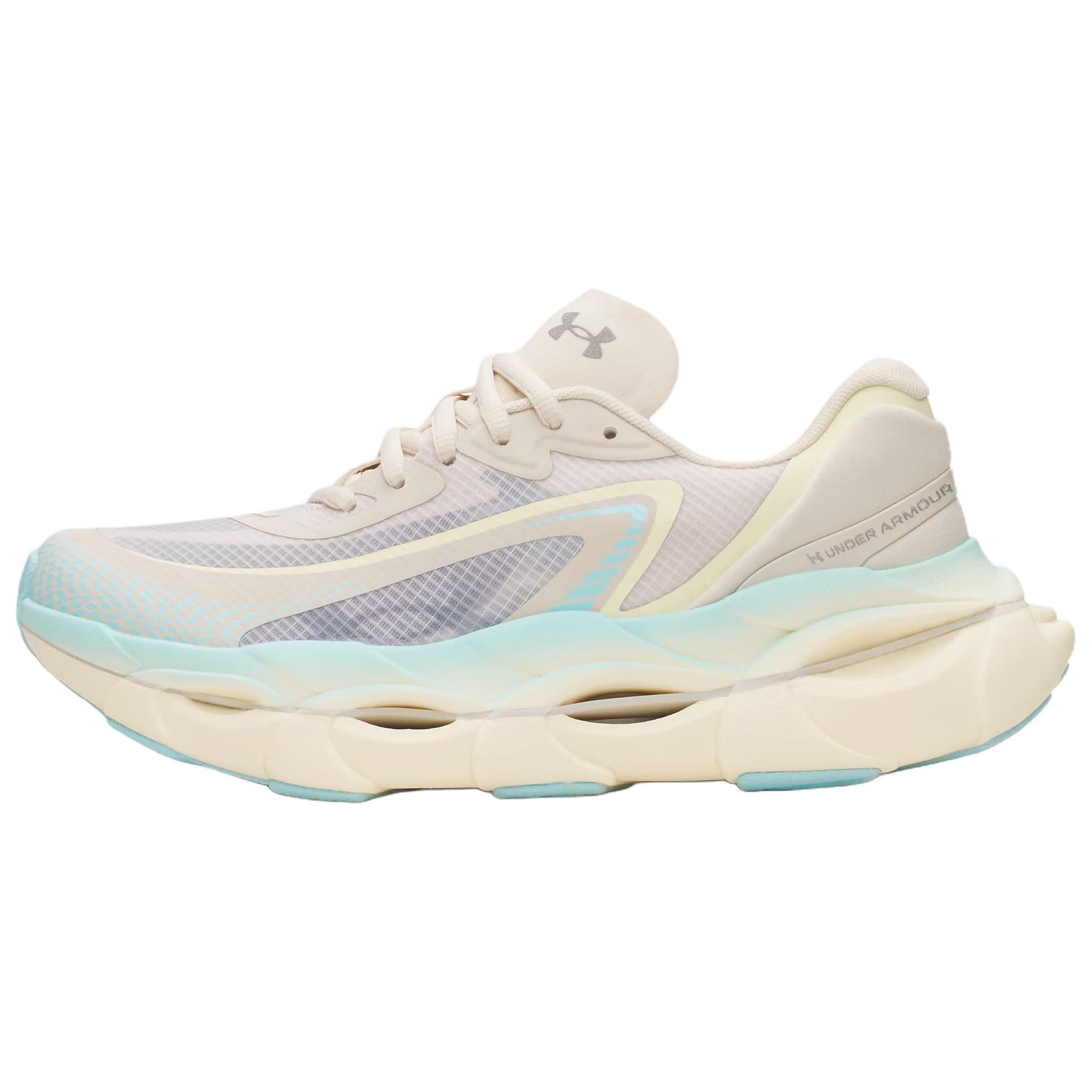 Кроссовки для бега Under Armour HB Racer 2 Беговые кроссовки Low Топ PEAK Белый Опал Синий Современный серый Женские - изображение 1