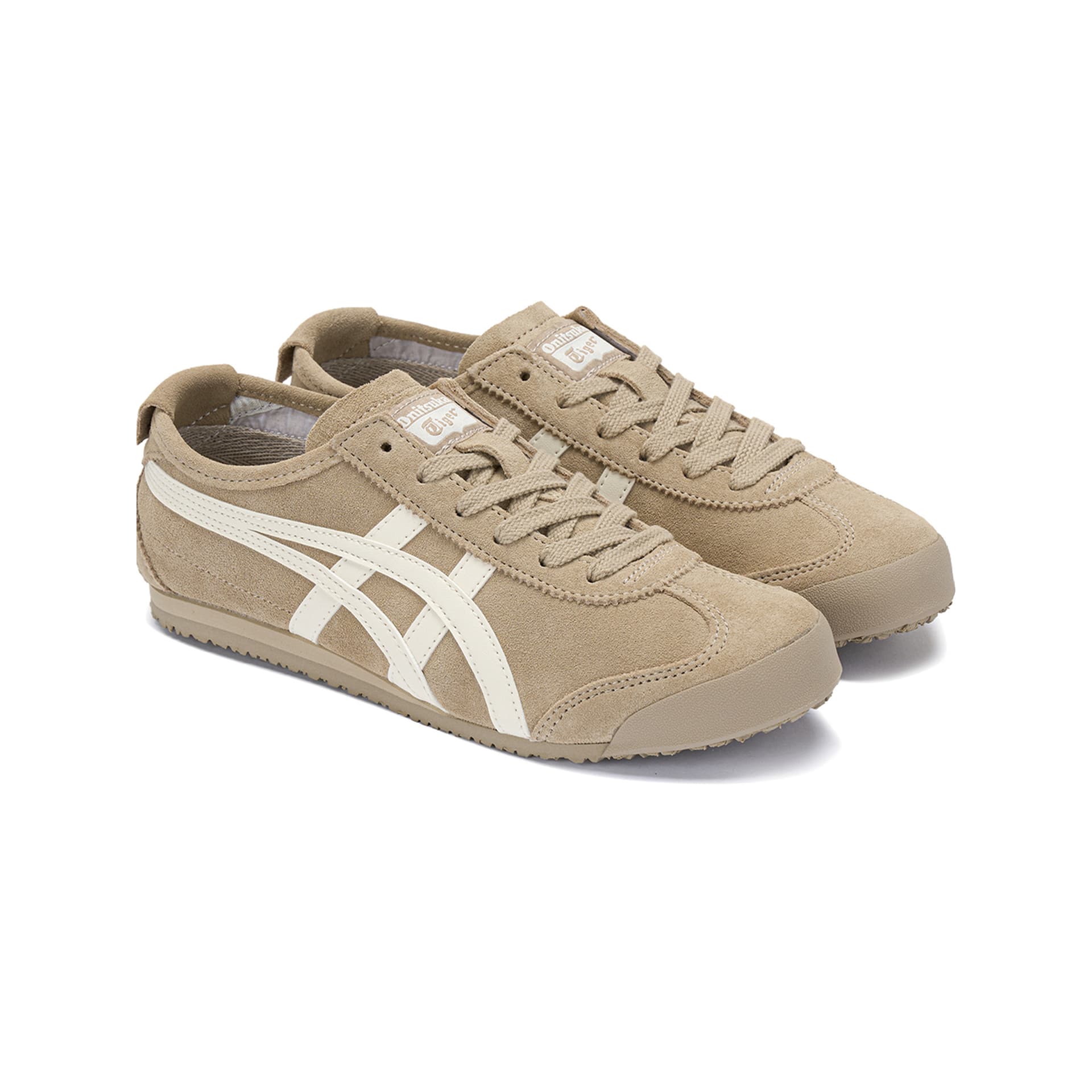 Кроссовки Onitsuka Tiger Mexico 66 Low Топ Повседневная обувь Унисекс Коричневый - изображение 3