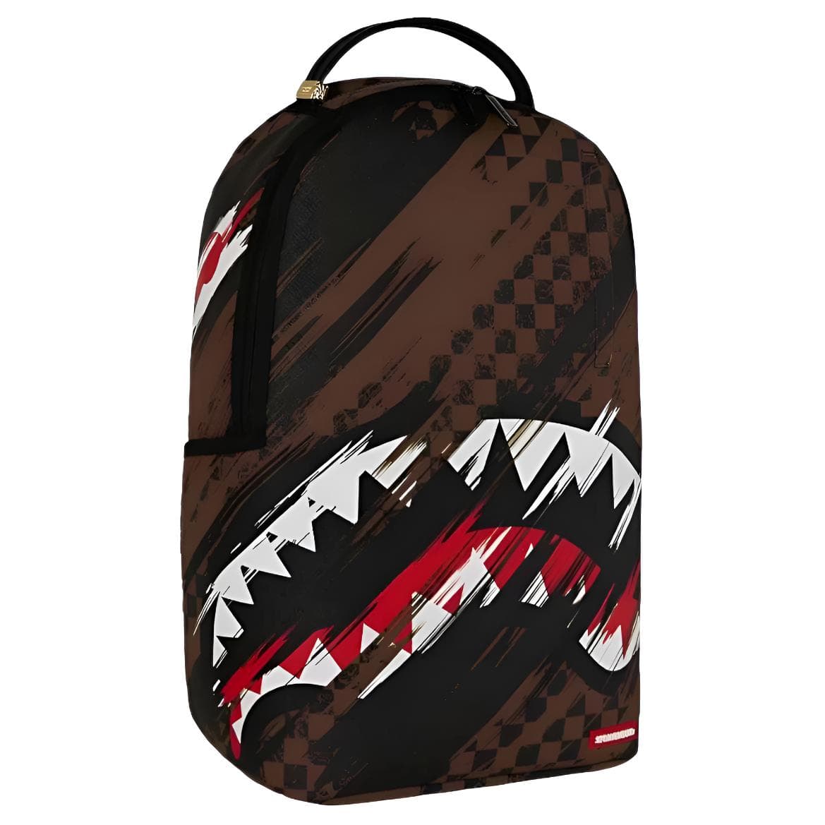 Рюкзак SPRAYGROUND PVC Рюкзаки Обычный (стандартный) Женские Коричнево-черный - изображение 2