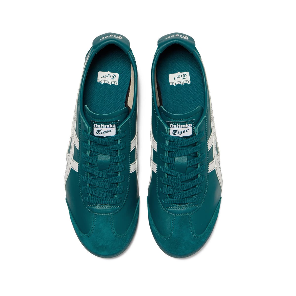 Кроссовки Onitsuka Tiger Mexico 66 Повседневная обувь Унисекс Зеленый Белый - изображение 5