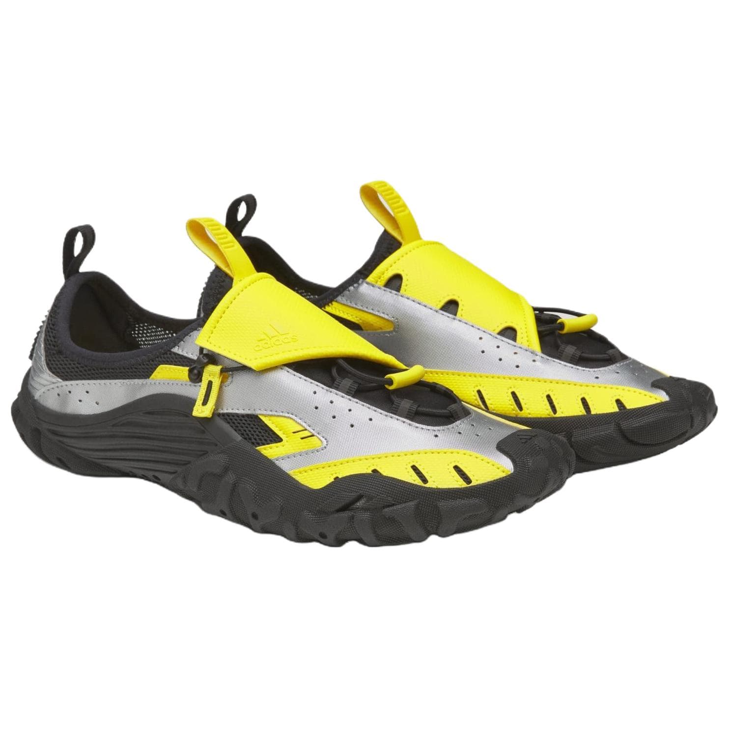 Кроссовки Adidas Watermoc Повседневная обувь Low Топ Желтый белый Унисекс - изображение 2