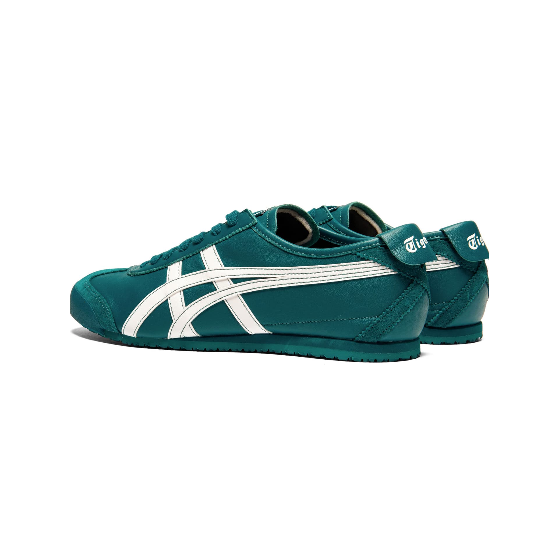 Кроссовки Onitsuka Tiger Mexico 66 Повседневная обувь Унисекс Зеленый Белый - изображение 4