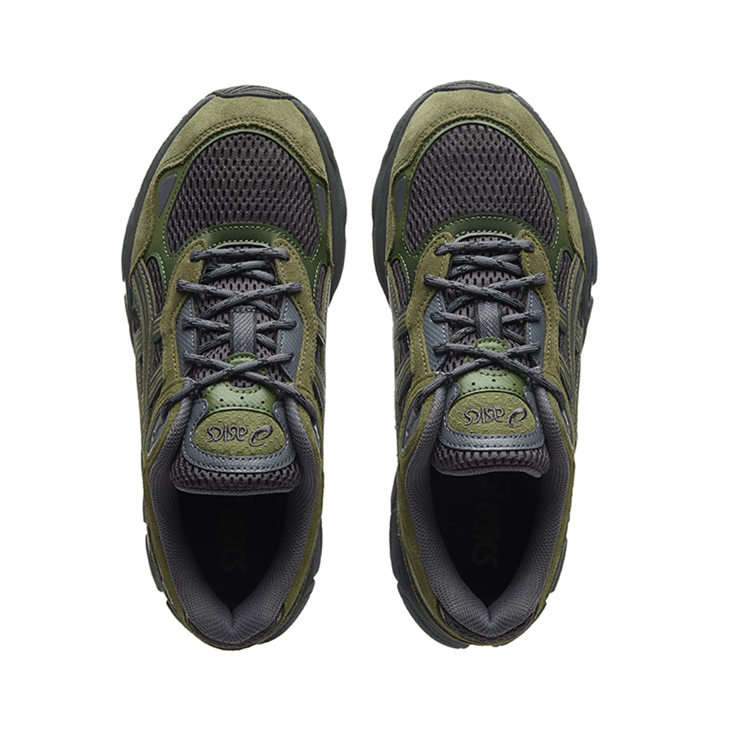 Кроссовки для бега ASICS Гель NYC 2,0 Беговые кроссовки Low Топ Темно-серый Зеленый Унисекс - изображение 3