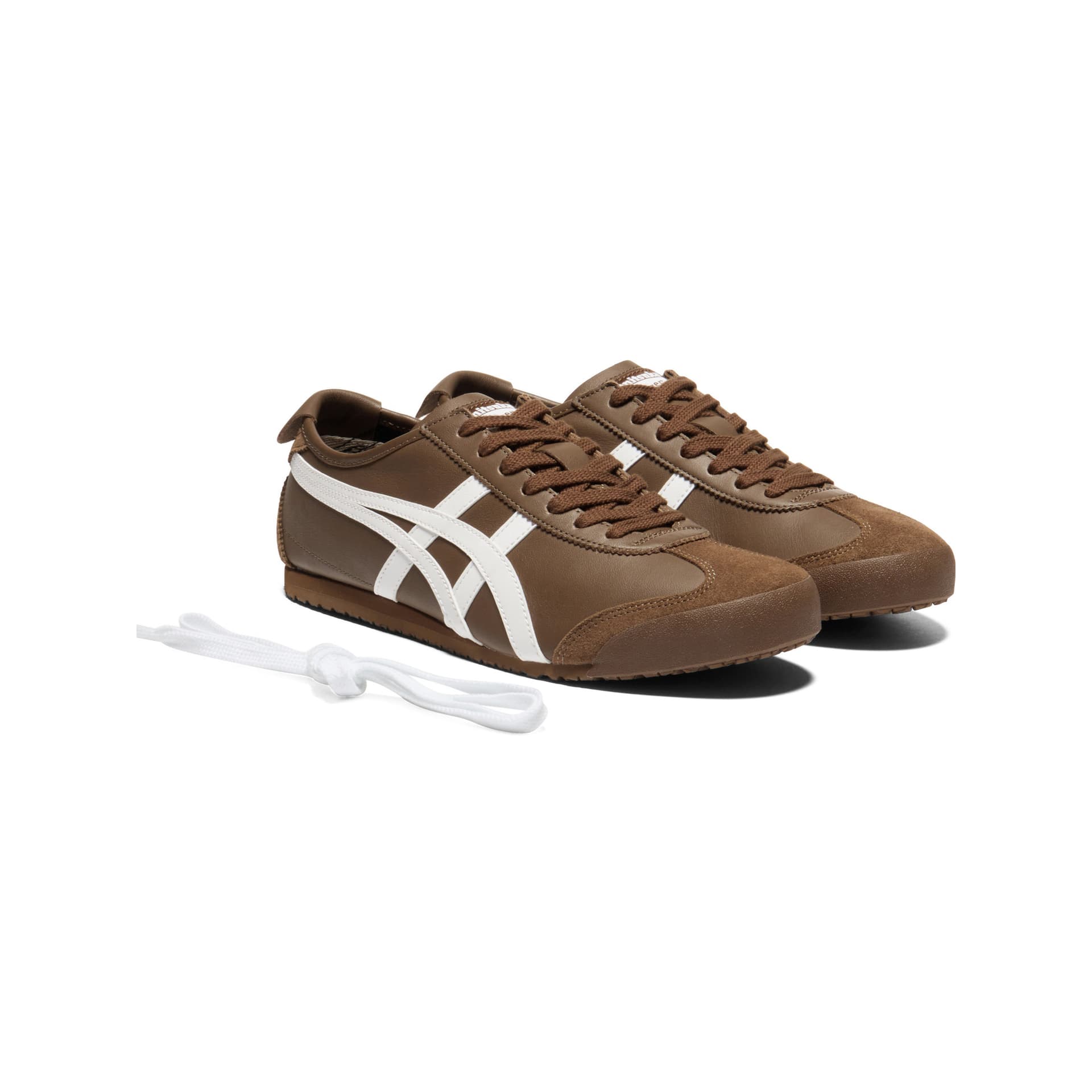 Кроссовки Onitsuka Tiger Mexico 66 Повседневная обувь Унисекс Коричневый - изображение 3