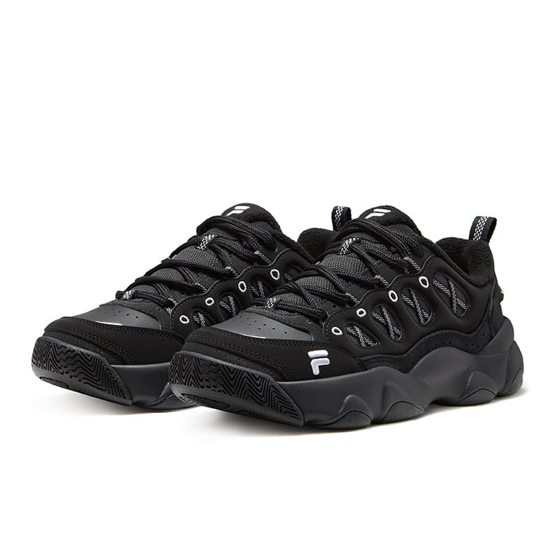 Кроссовки для бега FILA FUSION WATERBEAR Беговые кроссовки Низкий Топ Черный Космический Серебряный Мужской - изображение 3