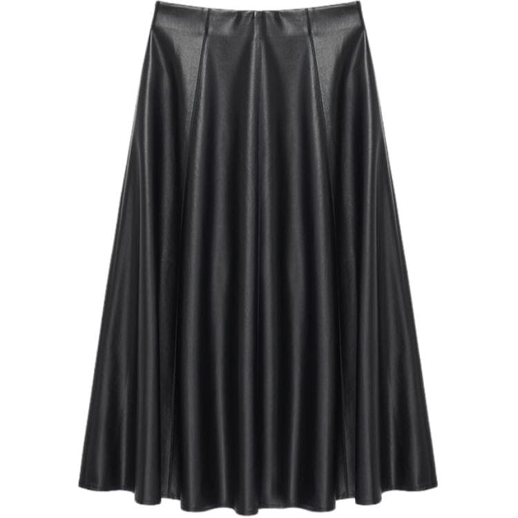 KARL LAGERFELD FW26 Кожа Длинный Юбка Женские - изображение 2